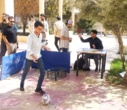 برگزاری مسابقه پنالتی گل کوچک به مناسبت هفته دفاع مقدس در دانشکدگان فارابی
