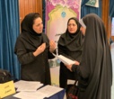 پایش سلامت دختران نودانشجو در غرفه اداره کل ورزش و تندرستی