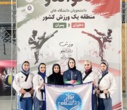 قهرمانی تیم تکواندو دختران دانشگاه تهران در مسابقات منطقه یک کشور