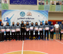 مراسم اختتامیه مسابقات والیبال دختران دانشگاه‌های منطقه یک کشور