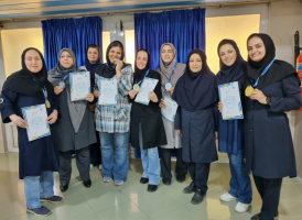 مسابقات المپیاد فرهنگی ورزشی درون دانشگاهی کارکنان دانشگاه تهران در رشته شنای خانم‌ها