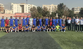 مسابقه تدارکاتی تیم فوتبال دانشگاه تهران با تیم جوانان پرسپولیس