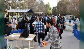برگزاری مسابقات ورزشی  به مناسبت هفته تربیت بدنی و ورزش در دانشکدگان فارابی