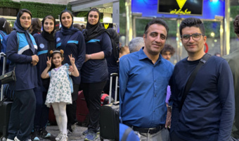 بدرقه کاروان دختران دانشگاه تهران برای حضور در هفدهمین المپیاد فرهنگی ورزشی دانشجویان کشور