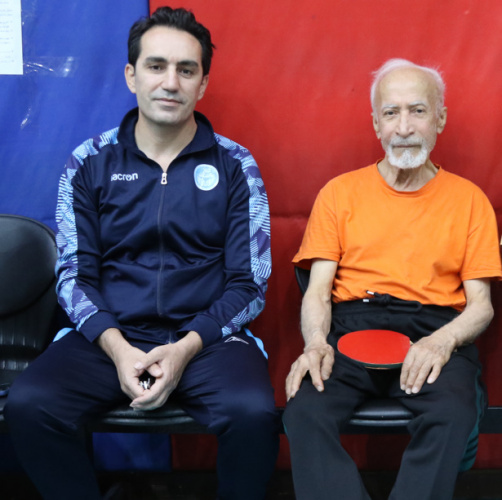 حضور دکتر علی اکبر نجفی عضو بازنشسته هیات علمی در المپیاد درون دانشگاهی کارکنان دانشگاه تهران