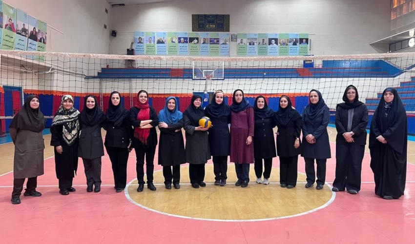 برگزاری مسابقات ورزشی خوابگاهی و دیدار تدارکاتی والیبال کارکنان دانشگاه تهران